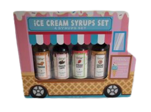 ice cream syrups set